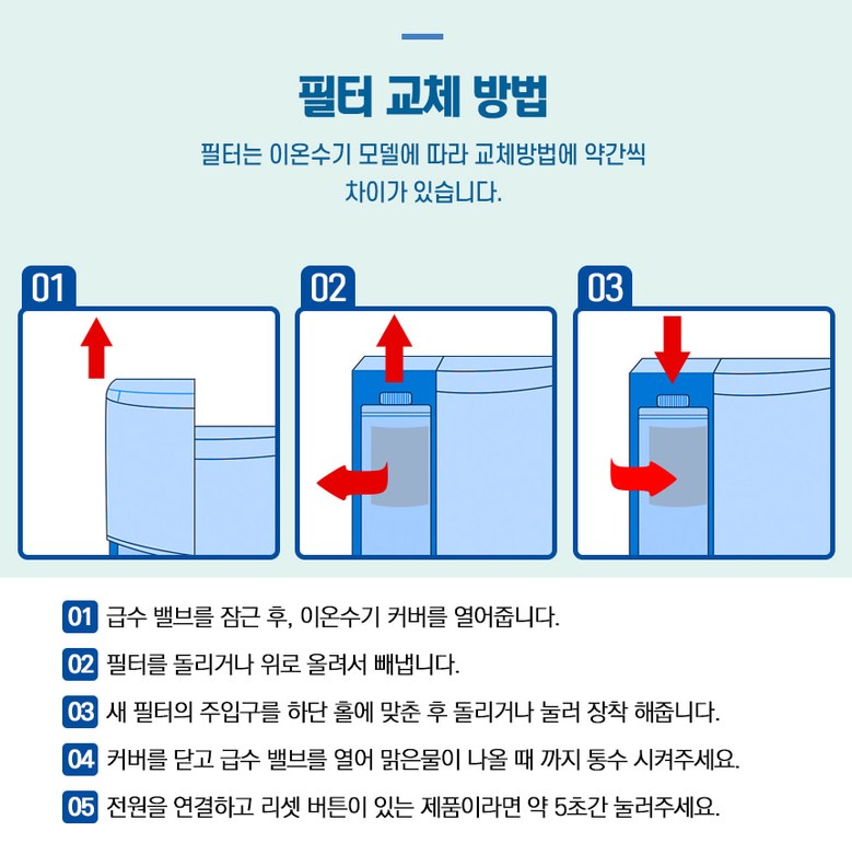 이오스하이텍 리디아 이온수기 호환 1차/2차/필터세트 고품질 상세 이미지 14